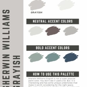 Sherwin Williams Grayish paint color palette
