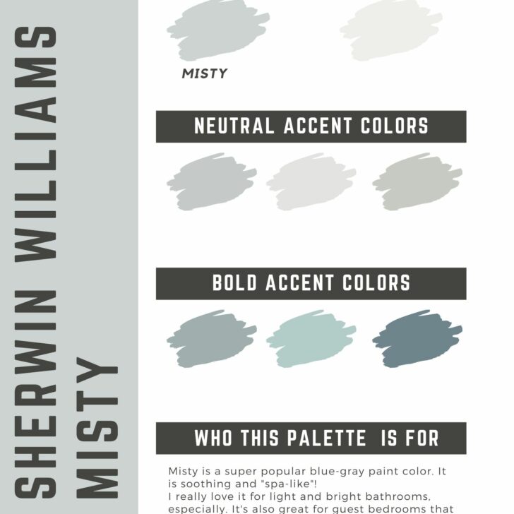 Benjamin Moore October Mist Paint Color Palette – The Paint Color Project