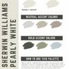 Sherwin Williams Pearly White Paint Color Palette