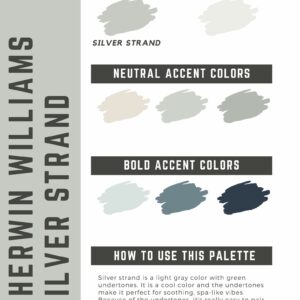Sherwin Williams Silver Strand color palette