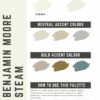 Benjamin Moore Steam Paint Color Palette