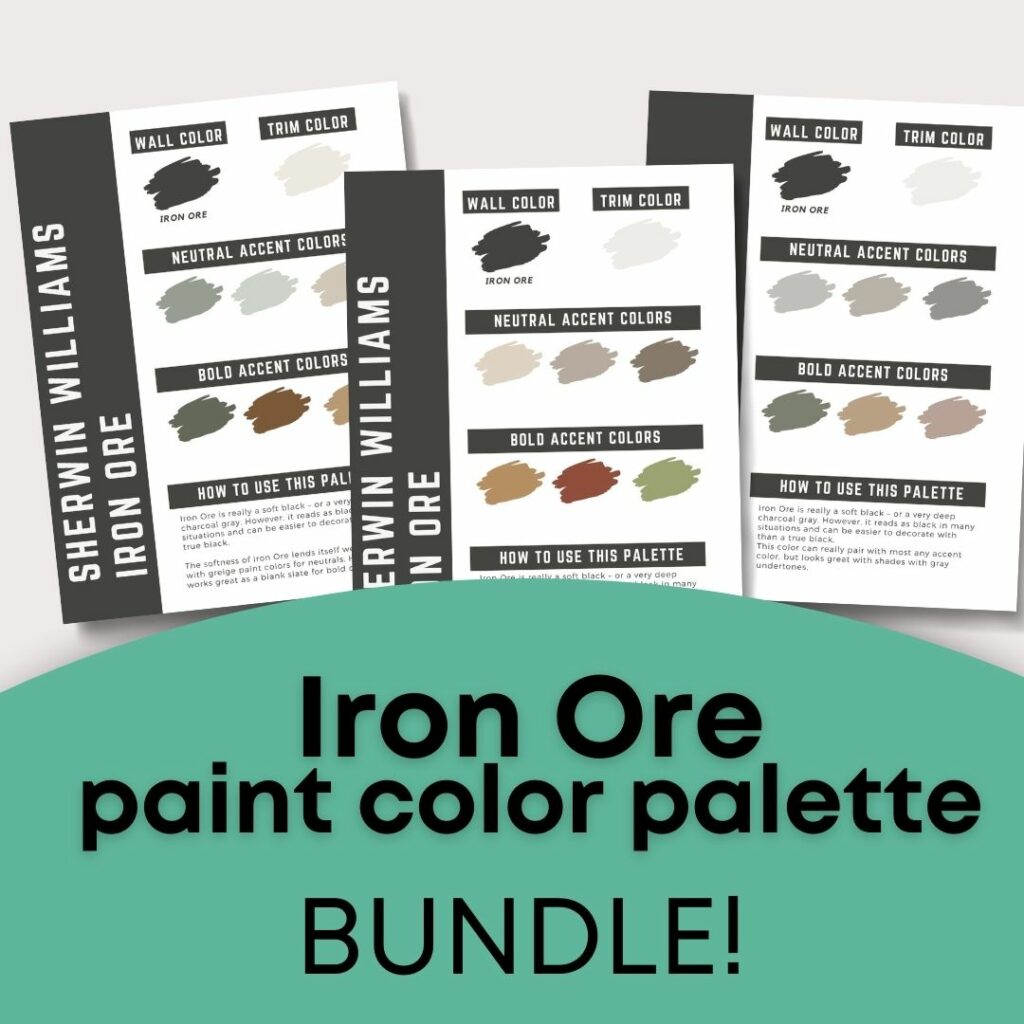 Iron Ore Color Palette Bundle The Paint Color Project