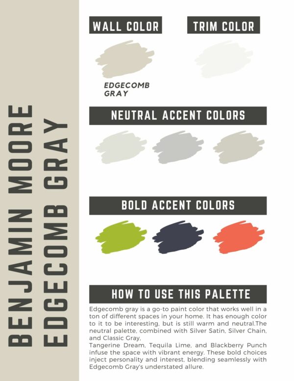edgecomb gray paint color palette (3)