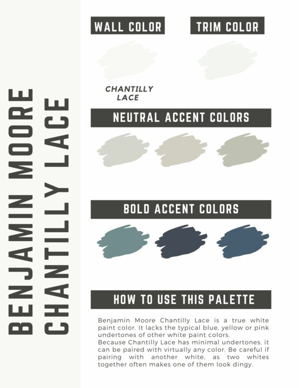 Chantilly Lace Color Palette