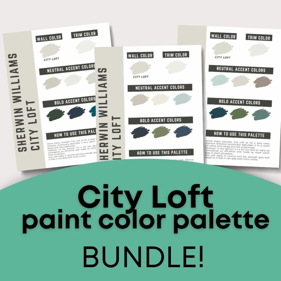 City Loft Color Palette Bundle - The Paint Color Project