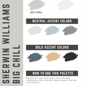 Sherwin Williams Big Chill Paint Color Palette