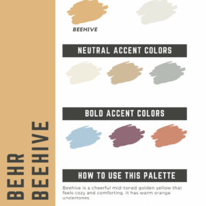 Behr Beehive Paint Color Palette