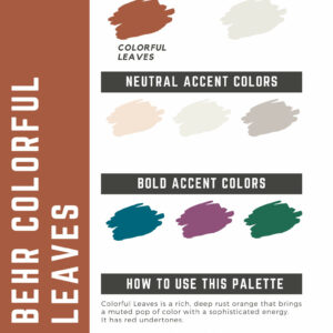 Behr Colorful Leaves Paint Color Palette