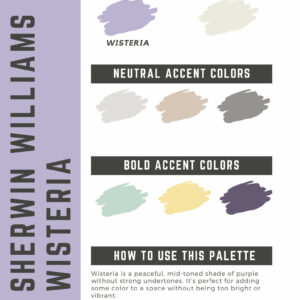 Sherwin Williams Wisteria Paint Color Palette