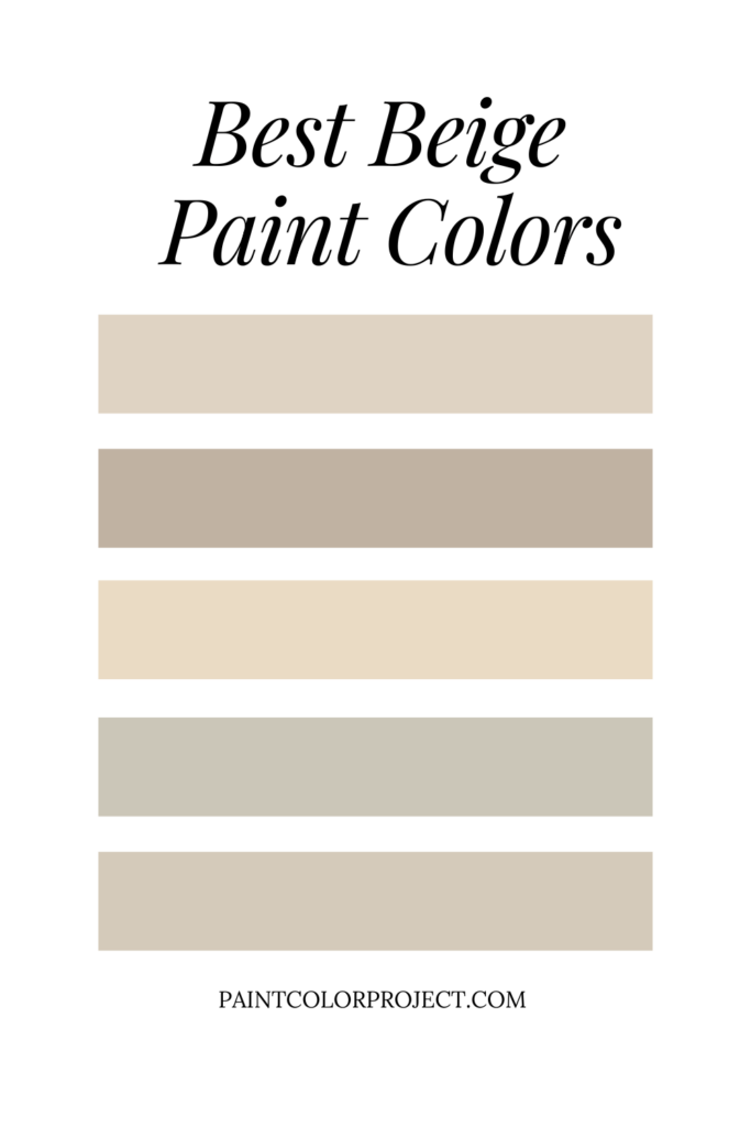 best beige paint colors