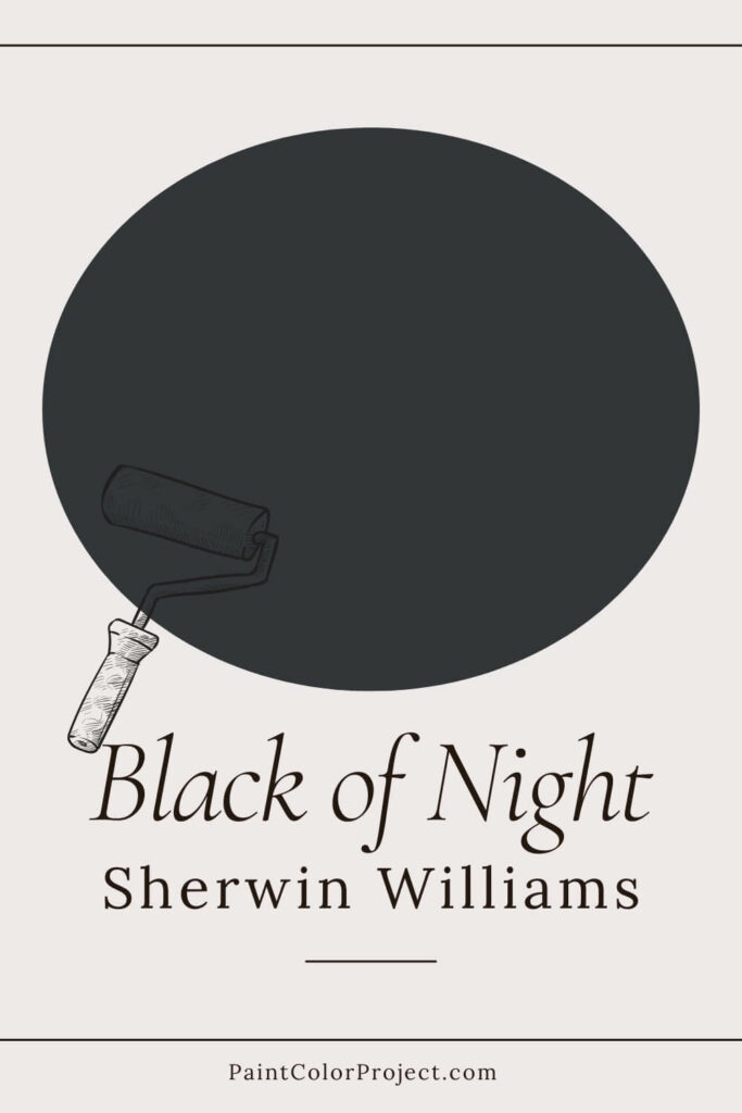 Sherwin Williams Black of Night