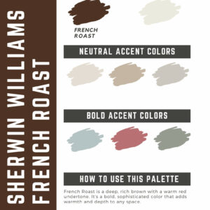 Sherwin Williams French Roast Paint Color Palette