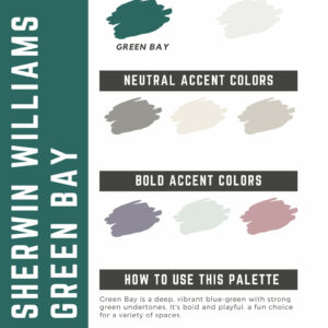 Sherwin Williams Green Bay Paint Color Palette