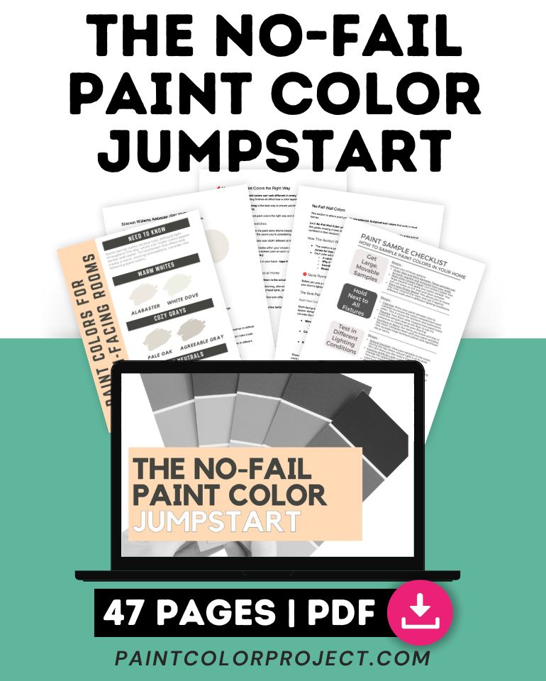 The No-Fail Paint Color Jumpstart mock ups