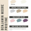 Benjamin Moore Pristine Paint Color Palette