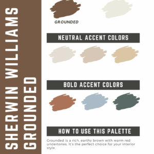 Sherwin Williams Grounded Paint Color Palette