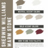 Sherwin Williams Warm Stone Paint Color Palette