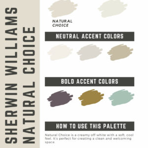 Sherwin Williams Natural Choice Paint Color Palette