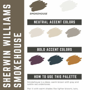 Sherwin Williams Smokehouse Paint Color Palette