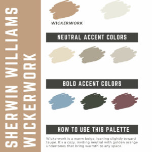 Sherwin Williams Wickerwork Paint Color Palette