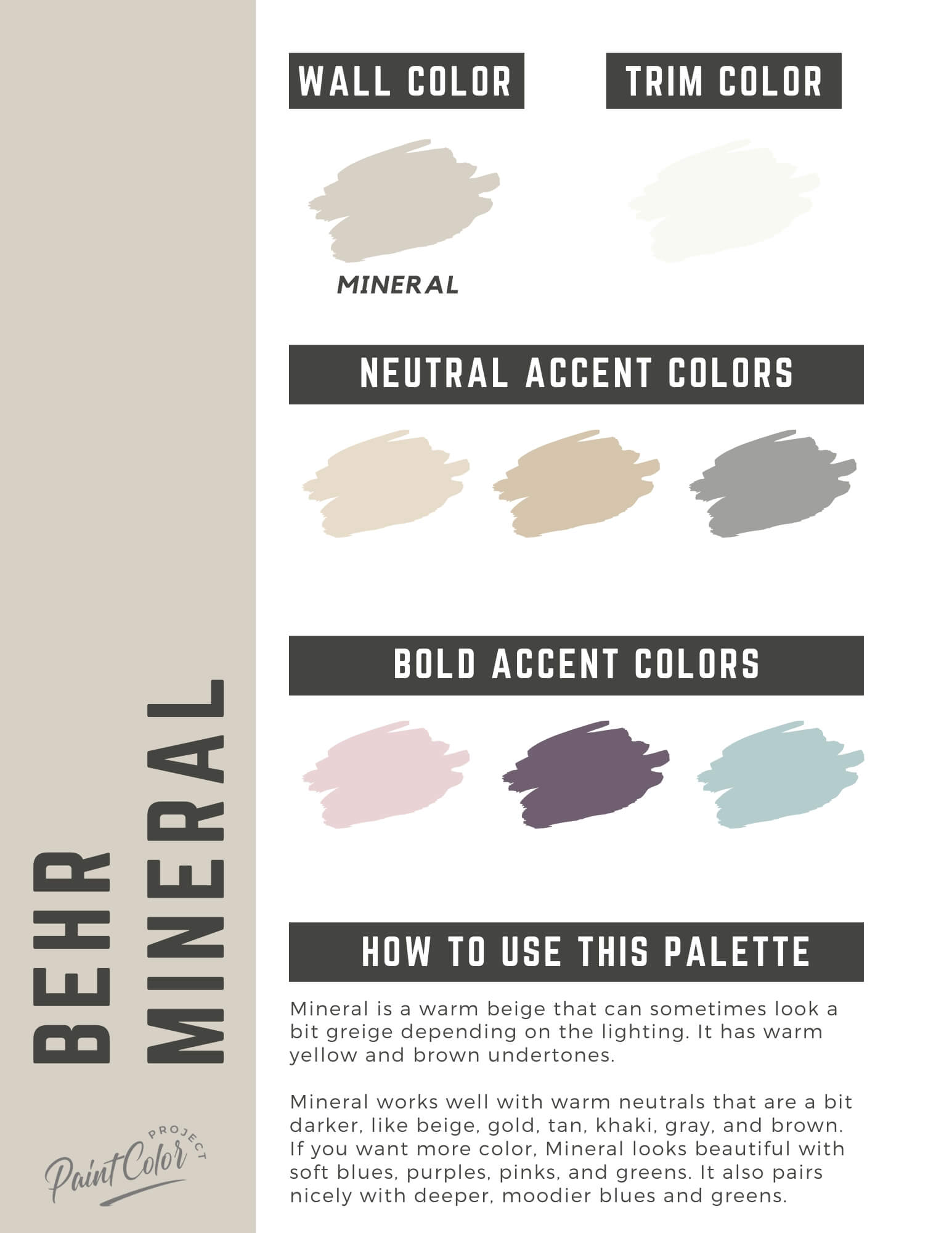 Behr Mineral Paint Color Palette