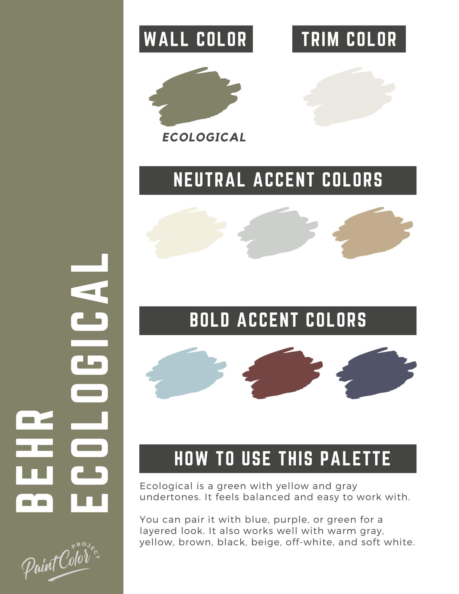 Behr Ecological Paint Color Palette