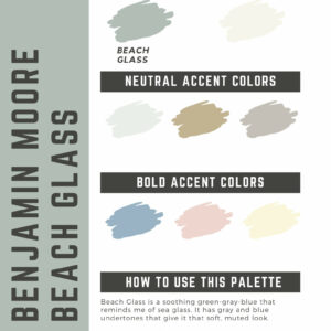 Benjamin Moore Beach Glass Paint Color Palette