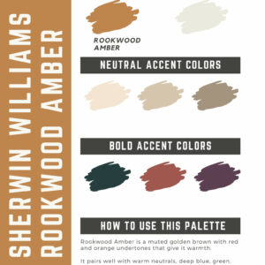 Sherwin Williams Rookwood Amber Paint Color Palette