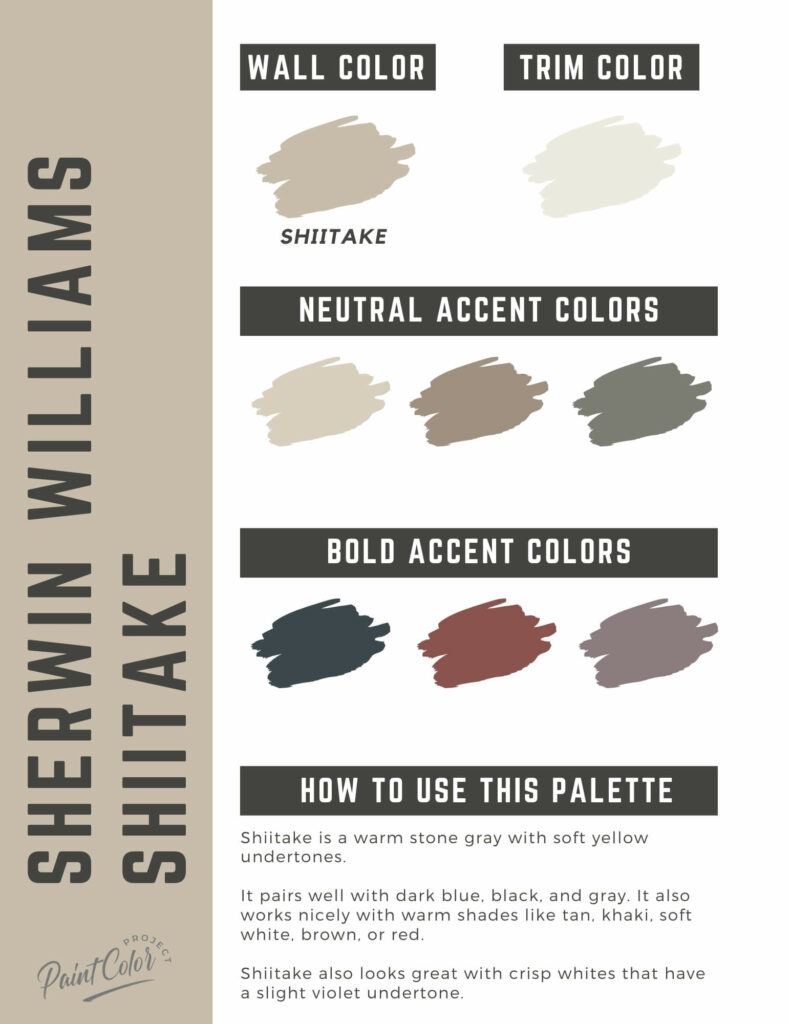 Terrific Shiitake Paint Color Images