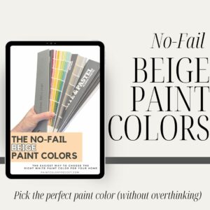no fail beige paint colors