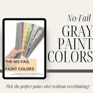 no fail gray paint colors