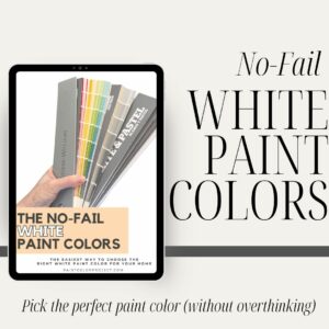 no fail white paint color guide mock up