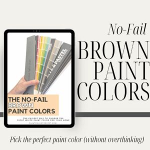 brown paint color jumpstart guide
