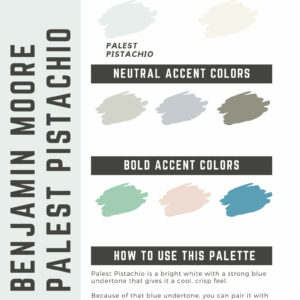 Benjamin Moore Palest Pistachio Paint Color Palette