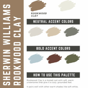 Sherwin Williams Rookwood Clay Paint Color Palette