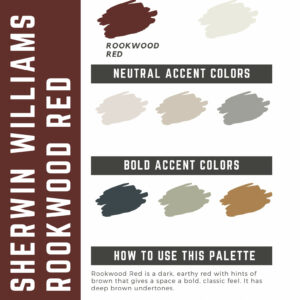 Sherwin Williams Rookwood Red Paint Color Palette