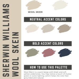 Sherwin Williams Wool Skein Paint Color Palette