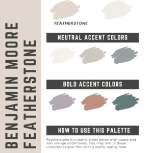 Benjamin Moore Featherstone Paint Color Palette