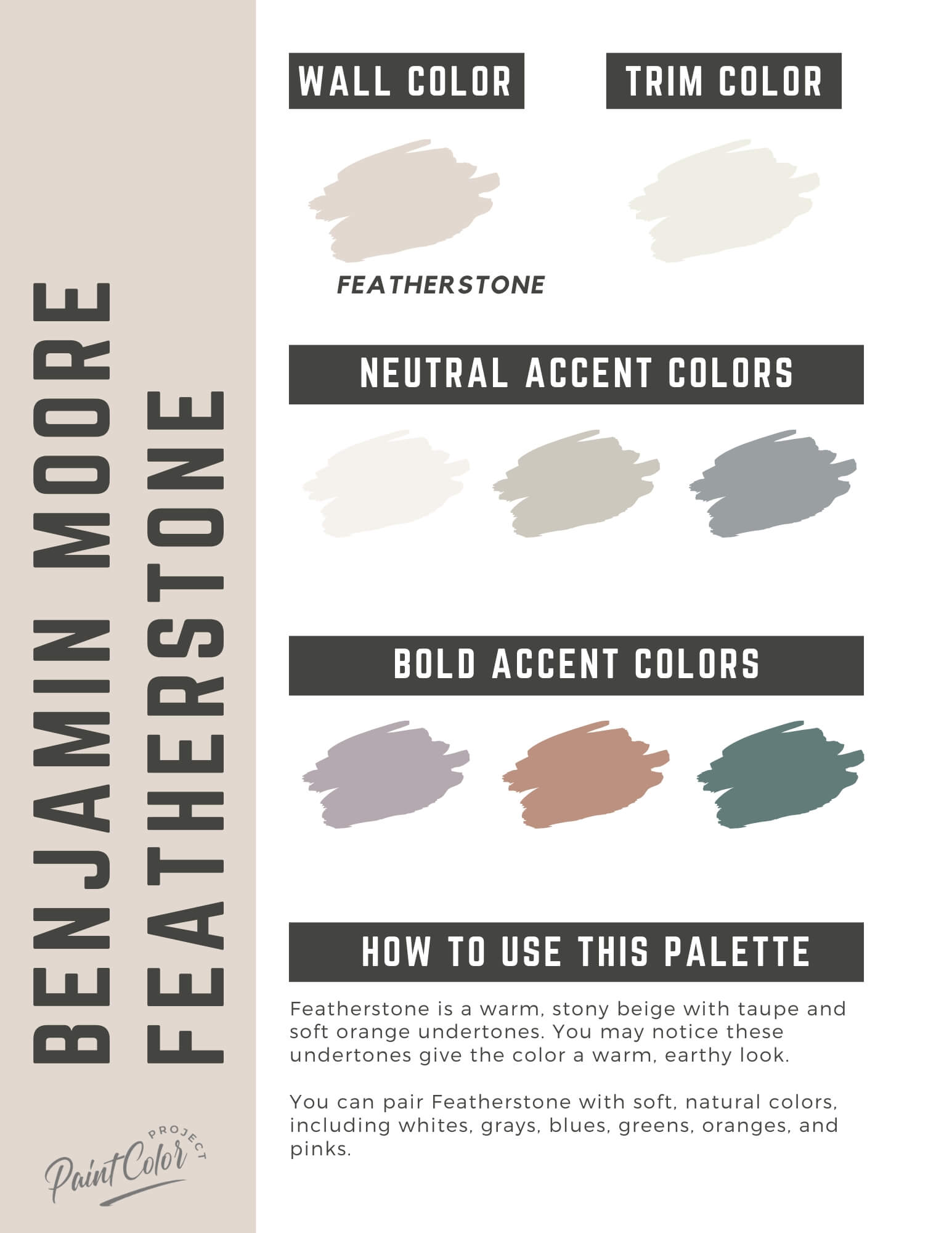Benjamin Moore Featherstone Paint Color Palette