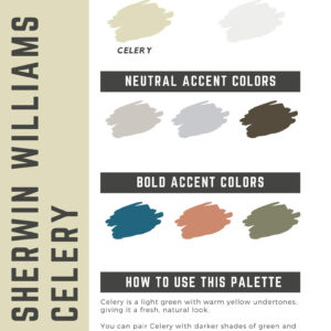 Sherwin Williams Celery Paint Color Palette