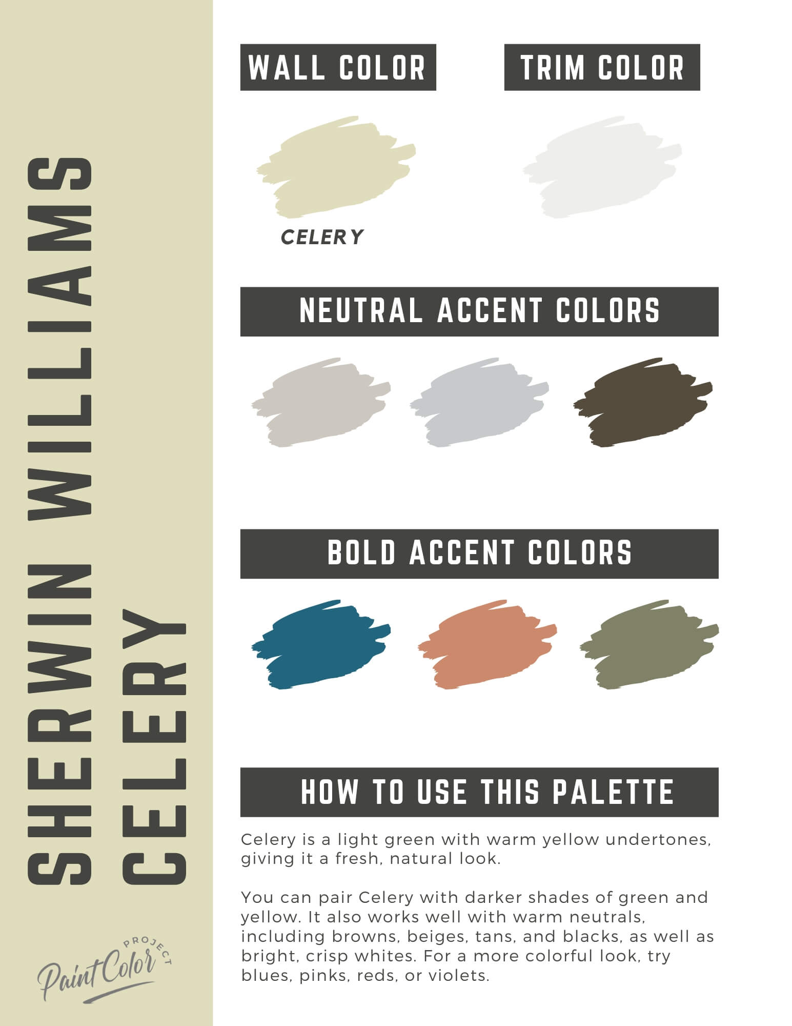 Sherwin Williams Celery Paint Color Palette